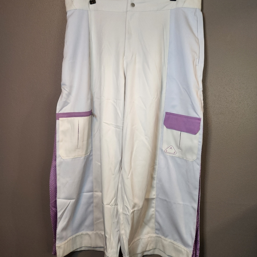 Nike Jordan Womens Pants sz XXL New White/Purple